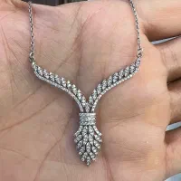 گردنبند نقره جواهری