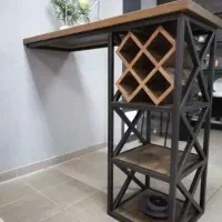 میز کانتر چوب ام دی آف فلز|کافی‌شاپ و رستوران|شیراز, میانرود|دیوار