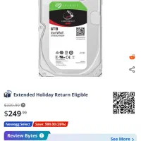 هارد ۸ ترابایت سیگیت اینترنال آبی و قرمز|قطعات و لوازم جانبی رایانه|قزوین, |دیوار