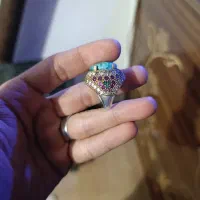 انگشتر چند جواهر نقره|جواهرات|تبریز, |دیوار