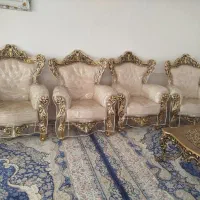 مبل سلطنتی 9نفره|مبلمان خانگی و میز عسلی|ایلام, |دیوار
