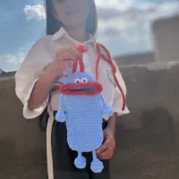 کیف دهن گشاد بافتنی