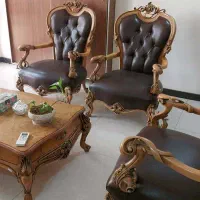 سرویس مبلمان کلاسیک 7 نفره|مبلمان خانگی و میز عسلی|تهران, اراضی عباس آباد|دیوار