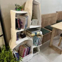 کتابخونه مینیمال پاپیه ماشه|کتابخانه، شلف، قفسه‌های دیواری|اردبیل, |دیوار