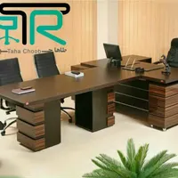 میزکانترمدرن،مدیریت اداری،صندلی گردان ثابت،مبل چرم|دفتر کار|قائم‌شهر, |دیوار