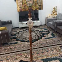 اباژور صحیح سالم  رنگ قهو ای|چراغ خواب و آباژور|تهران, تهرانپارس شرقی|دیوار