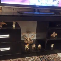 میز تلویزیون چوبی مشکی