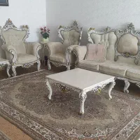 مبل سلطنتی و بوفه میز تلوزیون|مبلمان خانگی و میز عسلی|مریوان, |دیوار