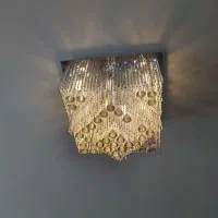 لوستر  استیل ال ای دی کنترل دار