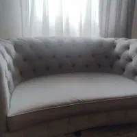 مبل راحتی چستر ۷ نفره سورمهای طوسی|مبلمان خانگی و میز عسلی|پردیس, فاز ۱۱|دیوار