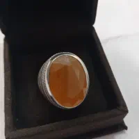 عقیق یمنی عسلی تراش الماسی دو طرفه|جواهرات|تهران, تهرانسر شمالی|دیوار