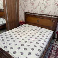 تخت دونفره چوب گردو