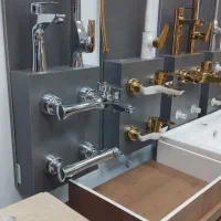 ست کامل برند دنیک بهمراه الم د و ش حمام فقط 14900|مصالح و تجهیزات ساختمان|قم, آلوچو|دیوار