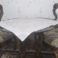 میز نهارخوری ۴ نفره با دو صندلی در حد نو|میز و صندلی غذاخوری|محمدشهر, محمدشهر|دیوار