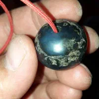 سنگ مهره قدیمی عقیق مرجان سلیمانی