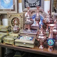 تابلو مس قلم زنی و خاتم صلیبی اصفهان  (عمده و تک)|تابلو، نقاشی، عکس|تهران, جنت‌آباد مرکزی|دیوار