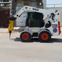 اجاره مینی لودر بابکت با پیکور و جاروحمل نخاله