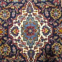 فرش جفت کاشان 3×4 لاکی نقشه ی قطبی|فرش|اصفهان, نقش جهان|دیوار