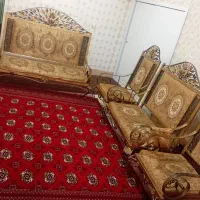 مبل هفت نفره کاملا سالم بامیزعسلی