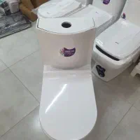 توالت فرنگی درب مخفی نشیمنگاه بلند پرستیژ(پخش)|لوازم سرویس بهداشتی|بومهن, |دیوار