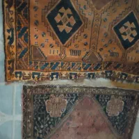 دوعدد فرش کهنه و قدیمی|فرش|شیراز, نصر|دیوار