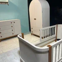 تولید کننده سرویس چوبی اتاق خواب کودک سیسمونی|تخت و سرویس خواب|تهران, وردآورد|دیوار