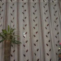 پرده حریر گل برجسته ۲ × ۱۶۰