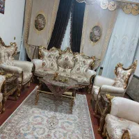 مبل سلطنتی ۹نفره  چوب گردو با میز و گل میز|مبلمان خانگی و میز عسلی|مرودشت, فاز اول شهرک فرهنگیان|دیوار
