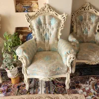 مبلمان ۹نفره سلطنتی کاملا سالم|مبلمان خانگی و میز عسلی|اصفهان, شمس آباد|دیوار