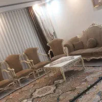مبلمان ۷نفره رنگ نسکافه ای