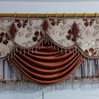 ست پرده پذیرایی و آشپزخانه