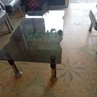 گل میز شیشه ای|مبلمان خانگی و میز عسلی|فسا, |دیوار