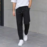 شلوار مازراتی کلاسیک کمرکش خط اتو دوخت خورده