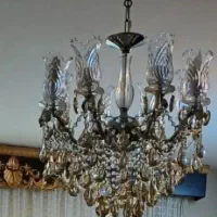 لوستر برند سفارشی ساز با دو بار آبکاری|لوستر و چراغ آویز|پردیس, فاز ۳|دیوار