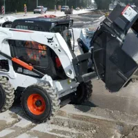 ترینچر ترنچر کاتر آسفالت برش بابکتی برش اسفالت