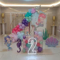 بادکنک آرایی گل آرایی تم تولد افتتاحیه