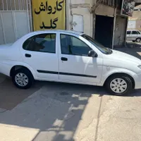 تیبا صندوق‌دار SX دوگانه سوز، مدل ۱۳۹۴|خودرو سواری و وانت|قم, دروازه چوبی|دیوار
