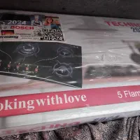 گاز رو میزی ۵ شعله تکنو ایتالیایی