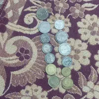 سکه شاهی نقره و برنجی