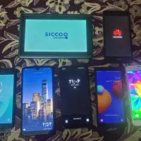 گوشی a01 و j3 pro و تبلت و y7 prime و p8 lite و s5