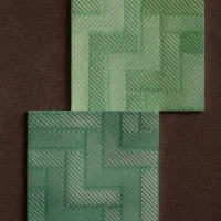 کاشی سرامیک  دست ساز ۳۰×۳۰ مدل شیار دار برجسته