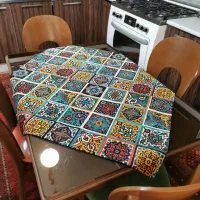 میز نهارخوری 4 تا 6 نفره تمام چوب با 4 تا صندلی