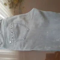 شلوار کتان کشی مارکدار