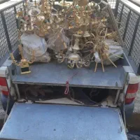 فروش و خریدار برنجی آینه شمعدان سمساری برنزهمه جا|بوفه، ویترین، کنسول|نسیمشهر, |دیوار