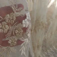 ۱۲متر پرده جنس خوب عوض کردم چوب پرده هم هستش