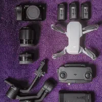 هلیشات کوادکوپتر مویک dji drone فیلمبرداری هوایی