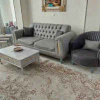 سرویس چوب کامل در حد نو|مبلمان خانگی و میز عسلی|ورامین, خیر آباد|دیوار