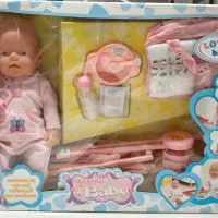 عروسک با لوازم وکالسکه ( آکبند)
