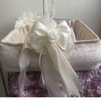 ۳تا سبد مخمل به همراه جای حلقه وقندساب|صنایع دستی و سایر لوازم تزئینی|ری, حمزهآباد|دیوار