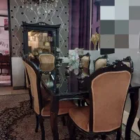 مبل سلطنتی چوبی|مبلمان خانگی و میز عسلی|محلات, |دیوار